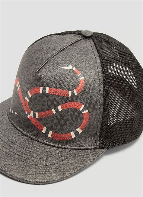 gucci snake embossed cap|gucci king snake gg hat.